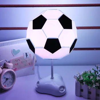 Radošā DIY Futbols, Galda Lampa, Krāsains Interjers Lampas, USB Rakstāmgalda Lampas