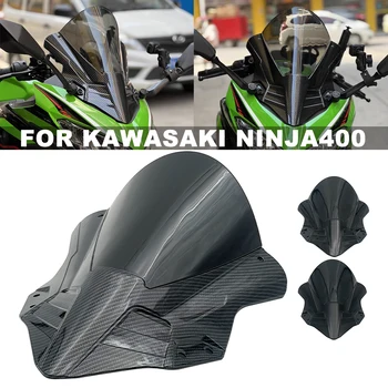 Par Kawasaki NINJA 400 2018 2019 - 2021 2022 2023 NINJA400 Motociklu Double Bubble Priekšējā Vējstikla Sejsegu Viser Deflektoru