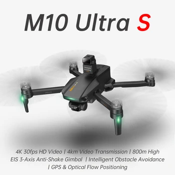 M10 Ultra S 4K30fps 3-ass Gimbal 360° Šķēršļu Izvairīšanās Dūkoņa EIS Anti-shake Brushless Motors 4km Attēla Pārraides Quadcopter