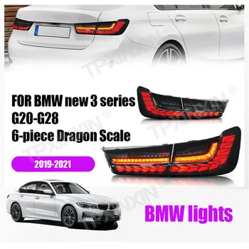 BMW 3-sērijas G20 G28 2019-2022 LED aizmugurējos lukturus, Lukturu, Bremžu Lampu Montāža Auto Piederumi Apkārtējā Gaisma Auto Pārveidošanu