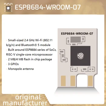 ESP8684-WROOM-07 Wi-Fi Zemas Jaudas Bluetooth LE Modulis