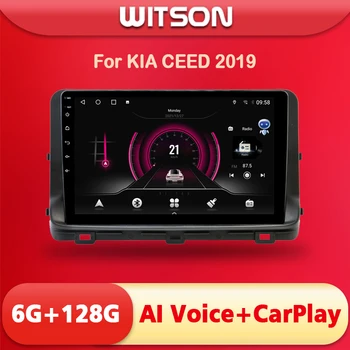 WITSON Andriod 11 Auto Multimedia par KIA CEED 2019 2020 2021 2022 DSP GPS Video Stero Carplay Navi, WiFi, AI Balss Automašīnas Radio