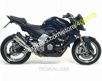 Labākais Ķermeņa Komplekts Kawasaki Z1000 2007 2008 2009 Z 1000 07-09 07 08 09 Tumši Zila ABS Motociklu Virsbūves, Pārsegi Komplekts