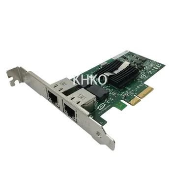 Sākotnējās PCI-E RJ-45 2 Portu Ethernet Servera Adapteri Adapteri Kartes Pro/1000 PT EXPI9402PTBLK Tīkla Karte RJ45 PCI-E x4 82571GB