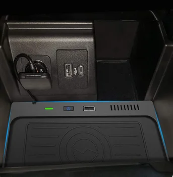 Auto Automašīnas Ford Explorer 2020-2021 Mobilo Telefonu Ātrās Uzlādes Plate Auto Bezvadu Lādētāju Turētājs 10W Modifikācija