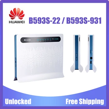 Atbloķēt Huawei B593s-931 / B593s-22 4G LTE CPE Rūpniecības WiFi Router