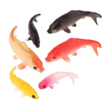 Mini Goldfishes Modeļi Mīksto Zivju Tvertnes Rotājumu Skaistas Zivis Miniatūras Ainavu Aksesuārus Miniatūras Skatuves Spēlēt Aksesuāri