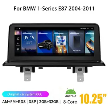 Auto Video Atskaņotājs Android Auto BMW 1-Series E87 Touch Screen Auto Carplay Monitors Multimdia Spēlētājs Speacker Radio Navi Stereo