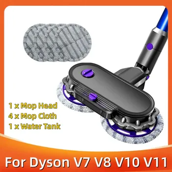 Elektriskā Tīrīšanas Mop Galvas Dyson V7 V8, V10 V11 putekļu Sūcēju Daļas Mop Galvas Slapjas Un Sausas ar Ūdens Tvertni