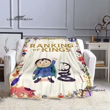 Anime Ranga Kings Segu Cute karikatūra Flaneļa Segu Pieaugušajiem un bērniem, Guļamistaba Segas Dīvāns Kempings Siltā segā