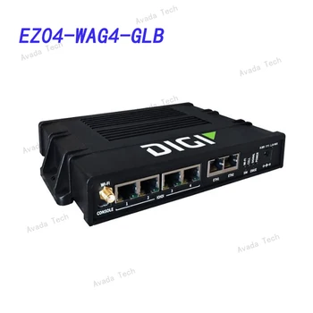 Avada Tech EZ04-WAG4-GLB Din, Ethernet Kabeli 1mCell Modulis ASB-1002-CMG4-GLBWifi un Šūnu Antena, Strāvas padeve