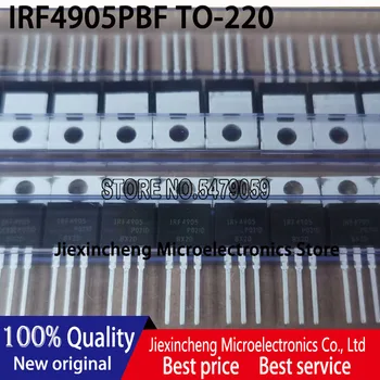 10PCS IRF4905PBF IRF4905 TO220 55V/74A TO-220 MOSFET Jaunas oriģinālas