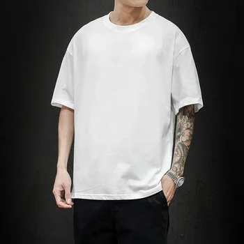 NĒ.2 A1327 Jauno Vasaras Vīriešu T Krekls Ir 2021. Modes Cietā T Krekls Mens Lielgabarīta Hip Hop Īsām Piedurknēm Gadījuma Kokvilnas Vīriešu Streetwear