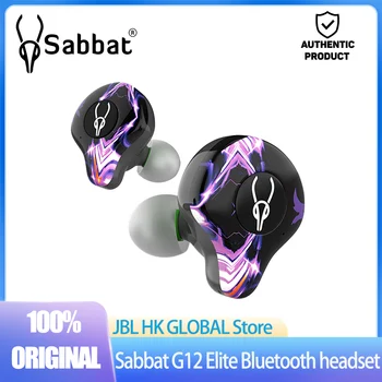 Sabbat-G12 Elite Bezvadu Austiņas Ar Mikrofonu, Tws Audio Ierīci, Bluetooth, Subwoofer, Zema Latentuma, Video Spēles Un Musi