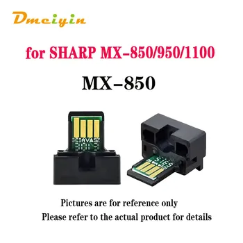 Augstas Kvalitātes WW Versija BK Krāsu MX-850 Tonera Mikroshēmu Sharp MX-850/950/1100 Printeri