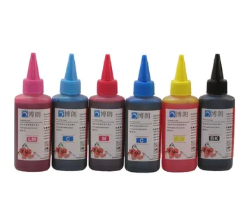 600ML Uzpilde Tintes komplekts Epson T0811-T0816 Epson pixma 700W 710W 800FW 810FW 635 725 730 835 837 printeri