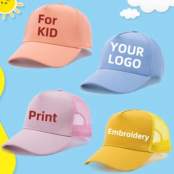 Pasūtījuma Regulējams Personas Kokvilnas Bērnu Beisbola cepure, Lai Zēns Meitene Zēns Studentu Cepures Dizaina Drukas Izšūti Logo Nosaukums
