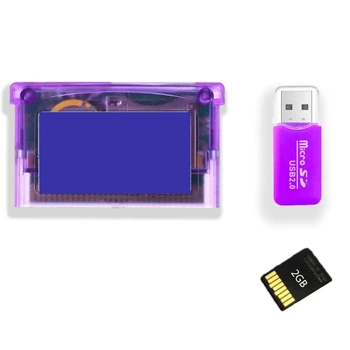 Kārtridžu 2GB Spēle Backup Ierīces ar USB Super-Karte SD Kartes Adapteri