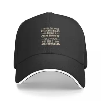 Beisbola cepure Vīriešiem, Sievietēm, RĪKU Joslā BECOM KAŠĶĪGS VECS Smieklīgu Cepuri Tējas Cepures Streetwear Saules Cepure Bērniem Cepures