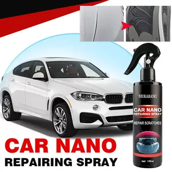 120ML Auto Nano Remonts Spray Nano Keramikas Pārklājums Automobiļiem, Automobiļu Samazina Atmosfēras & Netīrumiem Auto Detalizējot Glasscoat