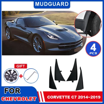 Mudflaps Fender Par Chevrolet Corvette C7 2014~2019 2015 2016 2017 Dubļusargi Dubļu Atloks Šļakatu Dubļu Sargi Segtu Auto Piederumi