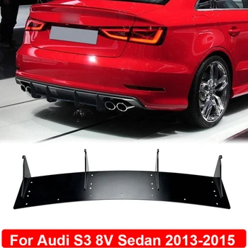 Audi S3 8V Sedana Pre-LCi 2013 2014 2015 Aizmugurējā Bufera Difuzoru Pusē Sadalītāji Spoileris Lūpa Aizsargs Ķermeņa Komplekts Auto Piederumi