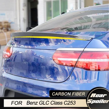 Auto Aizmugurējais Spoileris Ārējie Benz GLC Klases C253 APVIDUS Kupeja GLC250 AMG 4 Durvju 2016-2018 Aizmugures Boot Vāka Spoilers Ārējie Lūpu Oglekļa Šķiedras