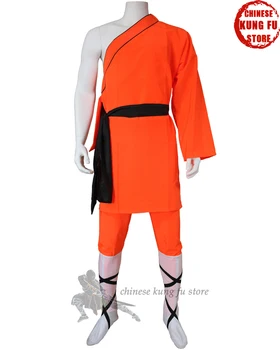 Klasiskās Vienu piedurknēm Shaolin Mūku Ikdienas Mācību Uzvalks Cīņas mākslas Ušu Tai chi Rīta Mācību Sporta Formas tērpu