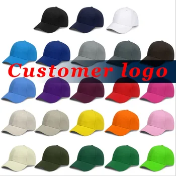 40pcs/daudz izšuvumu Vairumtirdzniecības Unisex Regulējams Tētis Cepuri Ēnā Hip Hop Vīrieši Sievietes nēsā Beisbola cepuri Ar Custom Logo