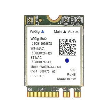 QCA9008 WiFi Modulis Karte Bezvadu NetworkCard 4600Mbps ātrgaitas W0096AC+AD Bezvadu BT4.1 WIFI Savienotājs