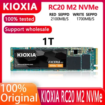 Sākotnējā Kioxia RC20 SSD disks 1 TB Iekšējo Cieto Disku NVMe.M2 Interfeiss EXCERIA NVMe Sērija