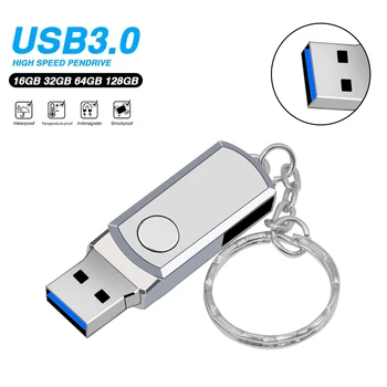 USB3.0 flash drive Super mini 32GB pendrive metāla 4g 8gb 16GB 32GB 64GB, 128GB pen drive USB 3.0 tiny atmiņas karti un U Diska, usb key