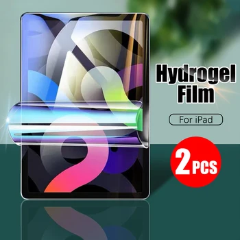 Hidrogela, Mīksta Filmu Ipad Pro 12.9 11 2021 10.2 9.7 Ekrāna Aizsargs, lai Ipad Gaisa 4 5 1 Mini 6 3 2 2022 9 Paaudzes, Bez Stikla