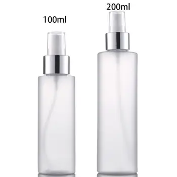 100 ml/200ml Uzpildāmas Pudeles caurspīdīgas Plastmasas Pulverizators, Mini Tukša Pudele Portatīvo Ceļojumu Piederumi