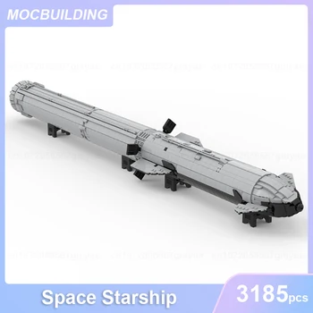 Telpas Starship & Super Smagā Saturn V Mēroga Modelis KM Celtniecības Bloki DIY Salikt Ķieģeļus Izglītības Radošās Rotaļlietas, Dāvanu 3185PCS