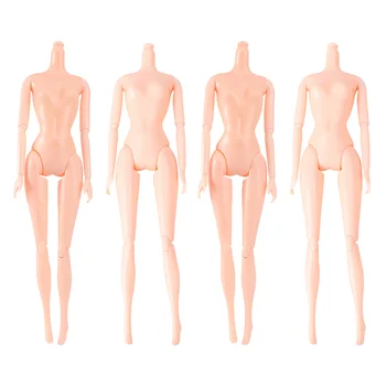4 Gab. Modelis Meitenēm Rotaļlietas DIY Cept Kūka Pelējuma Sieviešu Plastmasas korpusu Kopīgu Bērnu Naked