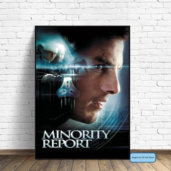 Minority Report (2002) Filmas Plakāts, Foto Uz Vāka Drukāt Audekla Sienas Māksla, Mājas Dekoru (Bez Rāmja)