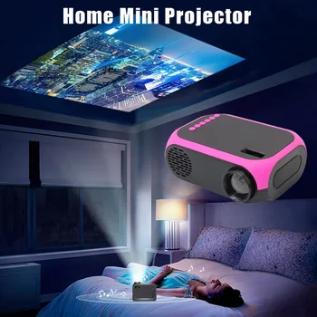 HD 1080P LED Projektors portatīvais Mini Mājas Kinoteātra Kino Viegls USB HDMI AV Video Filmu Projektors HD мини проектор