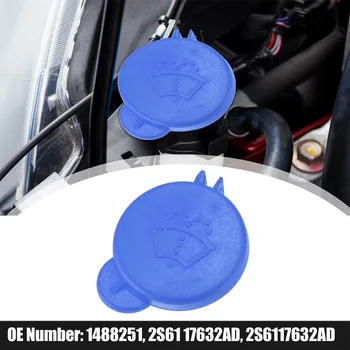 1488251 Zilā Vējstiklu Mazgāšanas Šķidruma Rezervuārs Tvertnes Pudeles Vāks Ford Fusion Pudele Cap Tīrīšanas Šķidruma Rezervuāru