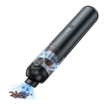 Melnās Rokas Vakuuma 16000Pa, Stipra, Spēcīgi Mini Tīrītājs, Putekļu Busters Bezvadu Uzlādējamais