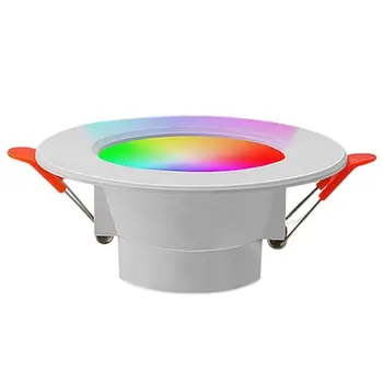 LED Prožektora Gaismas Iegulto Var Gaismas Bezvadu 4In 10W Smart Home Apgaismojums RGBCW LED Vienkāršu Dialogu Kontroles Krāsu Temperatūra