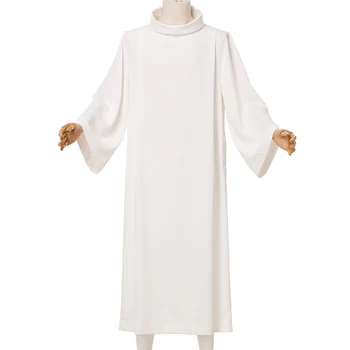 Kristīgā Katoļu Priesteri, Garīdznieki Halāti, Balts ALB Apģērbu Mācītājs Apģērbs
