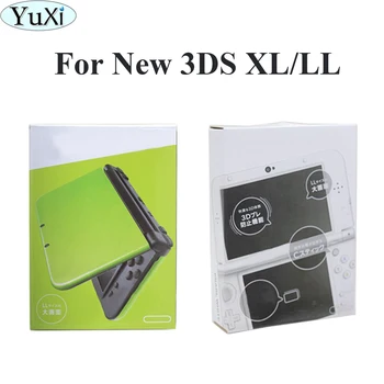 YuXi 1Set Jaunu 3DS XL LL Apvalks Korpusa Jaunu iepakojumu Kaste Kartona ar Manuālo un Ielikt Jaunu 3DS LL Spēļu Konsole