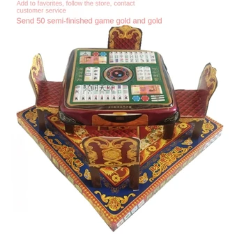 Mahjong Galda Qingming Dedzināšana Septiņas Apbedīšanas un Apbedījumu uz Kapu Papīra Naudu, Papīra Kaklasaiti Miris Piederumi