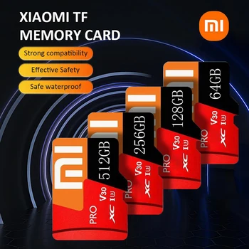 Xiaomi MicroTF SD Kartes A2 V30 Pro SDXC Atmiņas Karte 2TB Fotokameras High Speed Flash SDCard 512 gb, 1 tb Paplašināts Uzglabāšanas Android