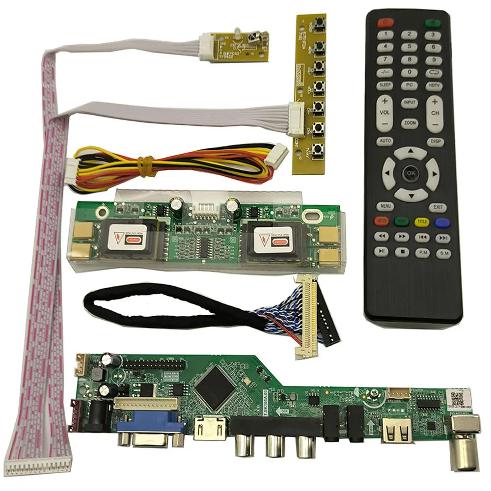 Jauno TV Monitor valdes Komplekts M200O1-L02 M200O1-L05 M200O1-L06 L07 TV+HDMI+VGA+AV+USB LCD LED ekrānu Kontrolieris Valdes Vadītāja