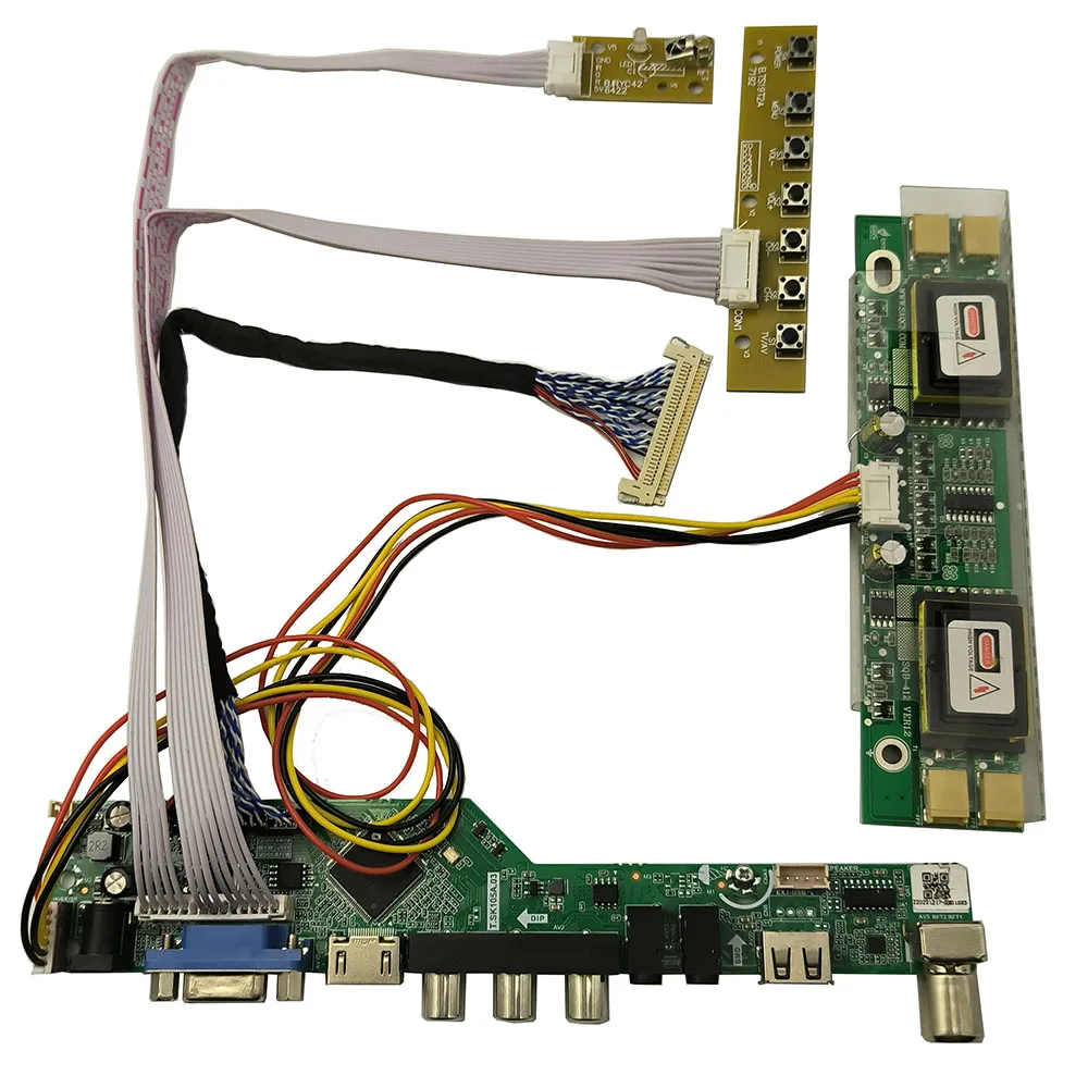 Jauno TV Monitor valdes Komplekts M200O1-L02 M200O1-L05 M200O1-L06 L07 TV+HDMI+VGA+AV+USB LCD LED ekrānu Kontrolieris Valdes Vadītāja