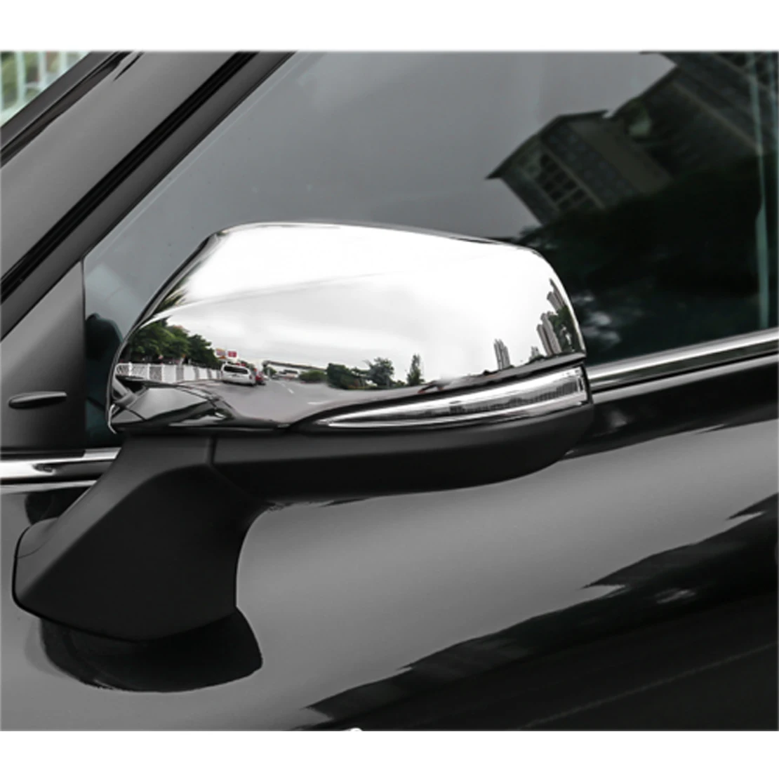 1 Pāris Auto pa Kreisi un Labās Puses Atpakaļskata Spoguļa Vāciņš Sudrabs ABS Apdares piemērots Toyota Tacoma 2016 2017 2018 2019 2020 2021 2022