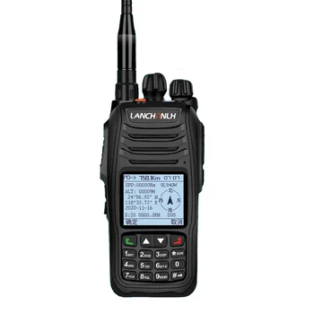 LANCHONLH HG-UV98 Profesionālās APRS FM Transīvers GPS Dual Band 