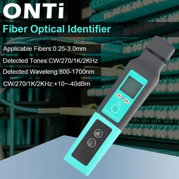 ONTi Optiskās Šķiedras Identifikators Dzīvot Fiber Optisko Identifikators 750nm-1700nm SM un MM Šķiedras Kabeli